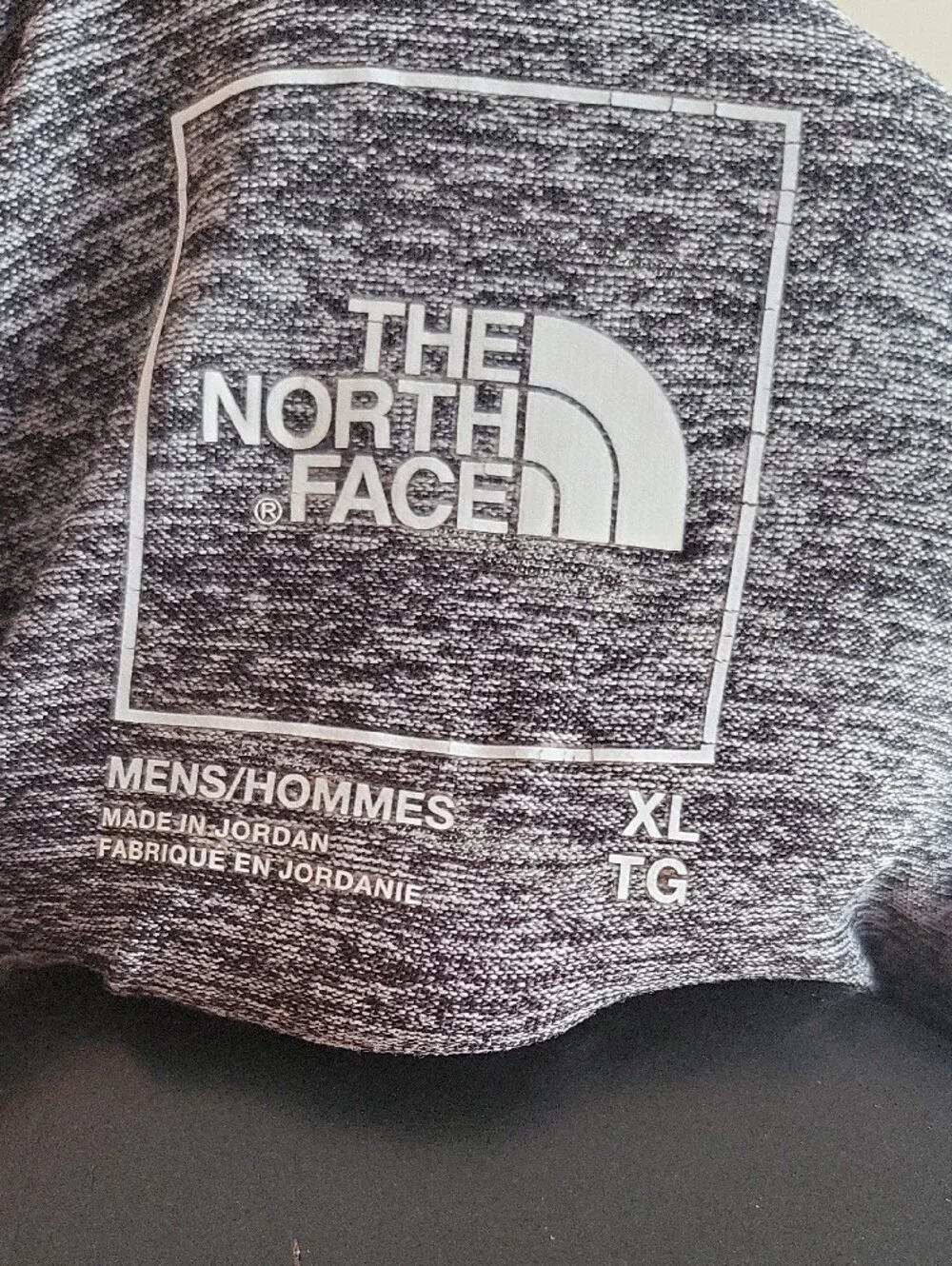 The North Face Men's Short Sleeve Heathered Gray Performance Tee